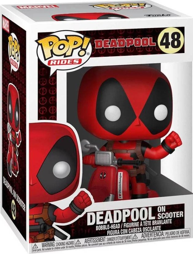 Funko Pop! 48 Deadpool and Scooter Funko Pop! 48 Deadpool and Scooter