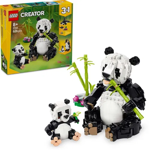 LEGO Creator 3v1 31165 Divoká zvířata Pandí rodinka stavebnice LEGO Creator 3v1 31165 Divoká zvířata Pandí rodinka stavebnice