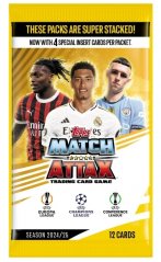 2024/2025 Topps Match Attax balíček sběratelských fotbalových karet