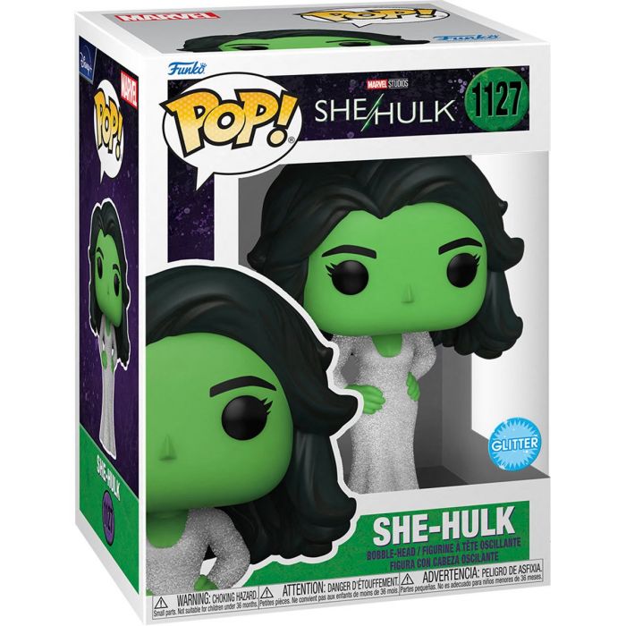 Funko Pop! 1127 Marvel SheHulk Gala Glitter Funko Pop! 1127 Marvel SheHulk Gala Glitter