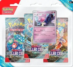 Pokémon TCG Stellar Crown 3 Pack Blister Tinkaton – promo karta a 3 boostery