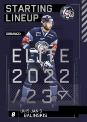 JANIS BALINSKIS 23-24 SportZoo Série2 Tipsport ELH Starting Line-Up