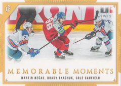 MARTIN NECAS BRADY TKACHUK COLE CAUFIELD 2024 Legendary Memorable Moments