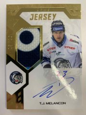 T.J.MELANCON 24-25 SportZoo Série2 Tipsport ELH Game Jersey AUTO 25/30