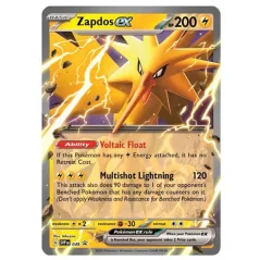 Pokémon Jumbo karta Zapdos ex – velká sběratelská karta Pokémon TCG s legendárním Pokémonem Zapdos