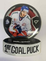 ONDŘEJ BERÁNEK 2024 SportZoo Hokejové Česko 1st Goal Puck