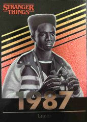 Stranger Things karta – Lucas 1987 FOIL