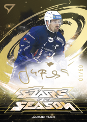 JAKUB FLEK SportZoo ELH 2025/26 Play Off Stars of the Season Gold Script 36/50