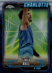 LAMELO BALL 2024-25 Topps Chrome Refractor Blue