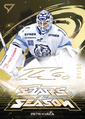 PETR KVÁČA SportZoo ELH 2025/26 Play Off Stars of the Season Gold Script 19/50