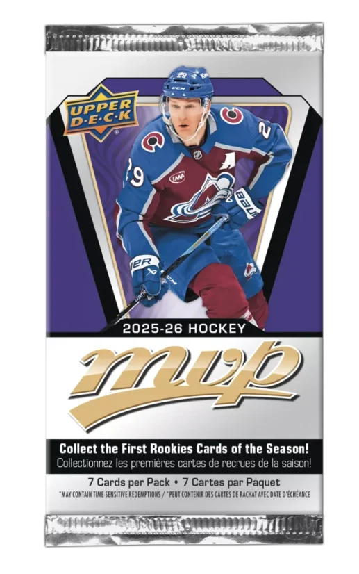 2025-26 Upper Deck MVP Retail Balíček 2025-26 Upper Deck MVP Retail Balíček