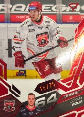  JAKUB POUR 2025-26 SportZoo Tipsport ELH Ruby Red 15/25