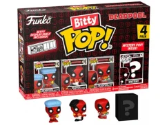 Funko Bitty POP! Deadpool – všechny 4 mini figurky v balení