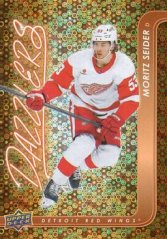 MORITZ SEIDER 24-25 UD Hockey Série2 DAZZLERS Orange