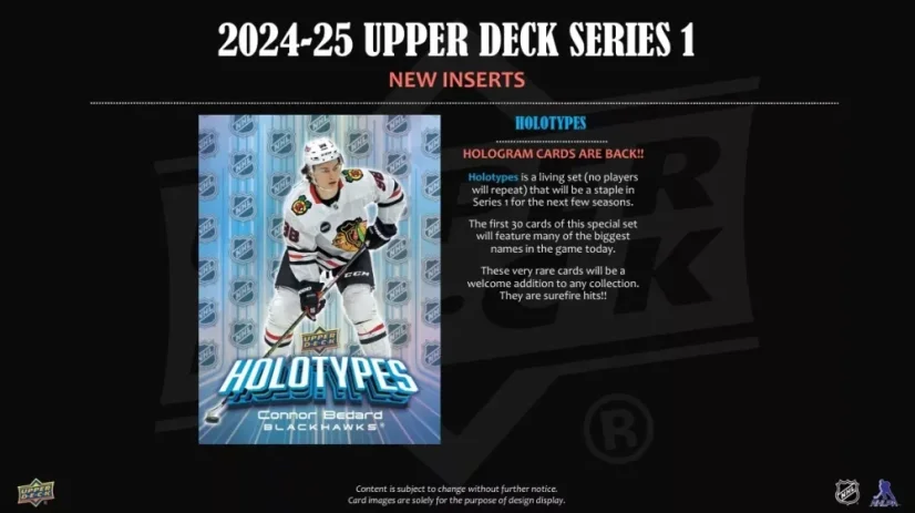 2024-25 Upper Deck Series 1 Hockey Blaster Box