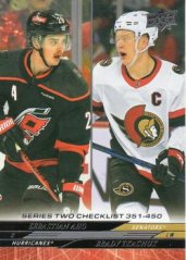 SEBASTIAN AHO / BRADY TKACHUK CL CAROLINA / OTTAWA HURRICANES / SENATORS 24-25 UD Hockey Serie2