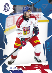 JAN RUTTA 2026 Hokejové Česko SportZoo Cobalt Blue 22/50