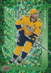 ROMAN JOSI 24-25 UD Hockey Série2 DAZZLERS Green