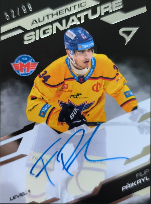 FILIP PŘIKRYL SportZoo 2025-26 2.serie Authentic Signature Level 1 52/99