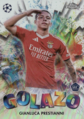 GIANLUCA PRESTIANNI 2024-25 Topps Chrome UEFA Club Competitions GOLAZO