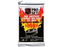 1990-91 Pro Set Series 2 hokejový balíček – originální NHL karty z 90. let s hráči a trenéry