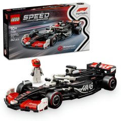 LEGO Speed Champions 77250 Závodní auto MoneyGram Haas F1 Team – detailní model formulového závodního vozu