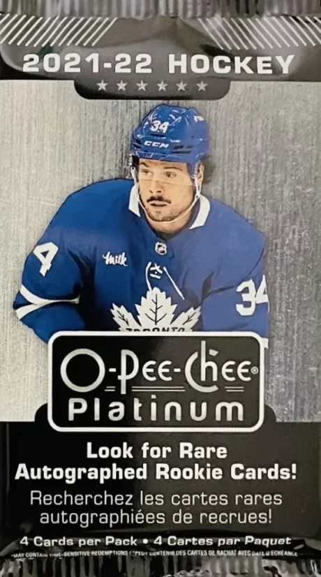 2021-22 Upper Deck O-Pee-Chee Platinum Blaster Balíček