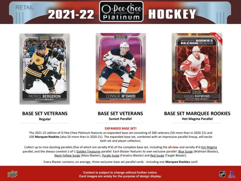 2021-22 Upper Deck O-Pee-Chee Platinum Hockey Blaster Box