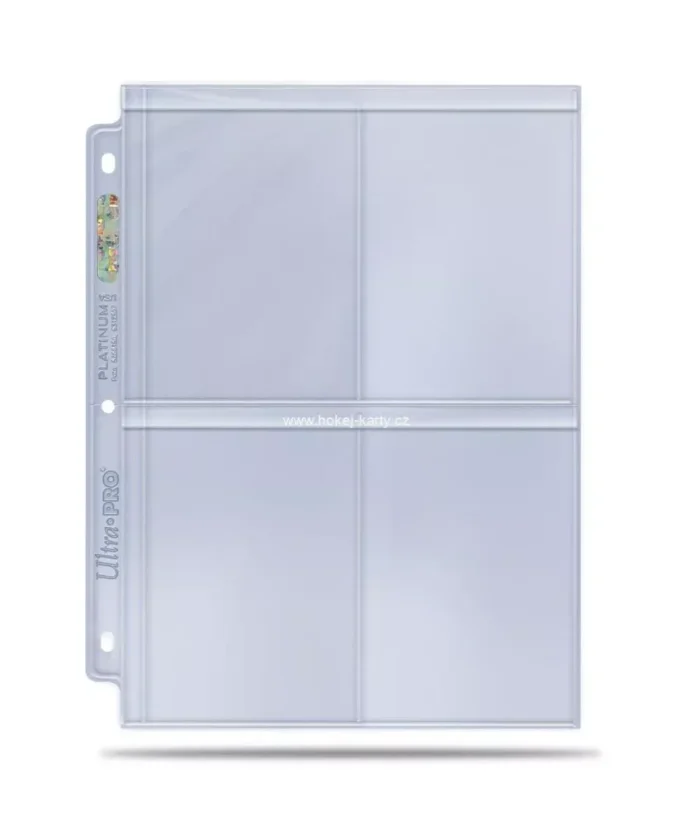 Folie Ultra Pro Platinum 4 karty 