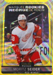 MORITZ SEIDER 21-22 O-PEE-CHEE Platinum-Neon Yellow Surge Mar Rookie