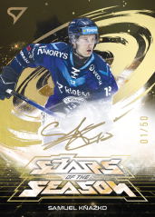 SAMUEL KŇAŽKO SportZoo ELH 2025/26 Play Off Stars of the Season Gold Script 19/50