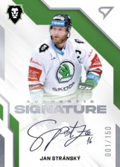 JAN STRÁNSKÝ  Tipsport ELH 2022/23 SportZoo 2. serie Authentic Signature Level 040 /150