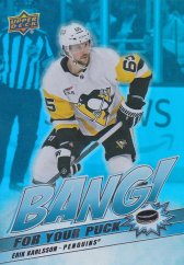 ERIK KARLSSON 24-25 UD Hockey Série2 Bang For Your Puck