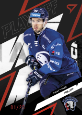 MATYÁŠ FILIP SportZoo ELH 2025/26 Play Off Moment Ruby Red 25/25