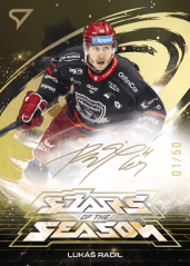 LUKÁŠ RADIL SportZoo ELH 2025/26 Play Off Stars of the Season Gold Script 28/50