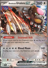 Pokémon Jumbo karta Bloodmoon Ursaluna EX – velká sběratelská karta Pokémon TCG s Pokémonem Bloodmoon Ursaluna