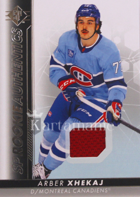 ARBER XHEKAJ 22-23 UD SP ROOKIE AUTHENTICS