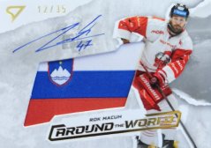 ROK MACUCH 2025/2026 Sportzoo Serie 1 Around the World Gold AUTO Flag 12/35