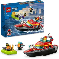 LEGO City 60373 Hasičská záchranná loď a člun stavebnice