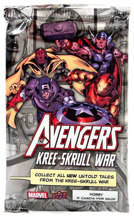 Upper Deck Marvel Avengers Kree–Skrull War – balíček 9 karet
