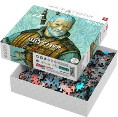 "Geralt of Rivia & Vincent van Gogh" Puzzle od The Witcher