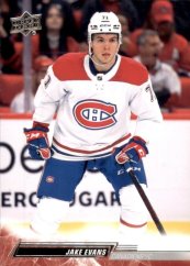 JAKE EVANS 22-23 UD Hockey Serie1