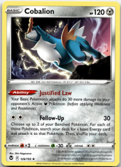 Cobalion 126/195  Silver Tempest