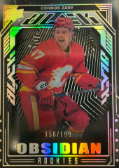 CONNOR ZARY 2023-24 UD SPX Black Obsidian Rookies 156/199