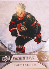 BRADY TKACHUK 21-22 UD Credentials