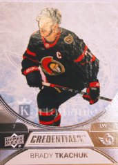 BRADY TKACHUK 21-22 UD Credentials