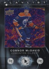CONNOR MCDAVID 24-25 UD Hockey Série2 Playlist Spackled