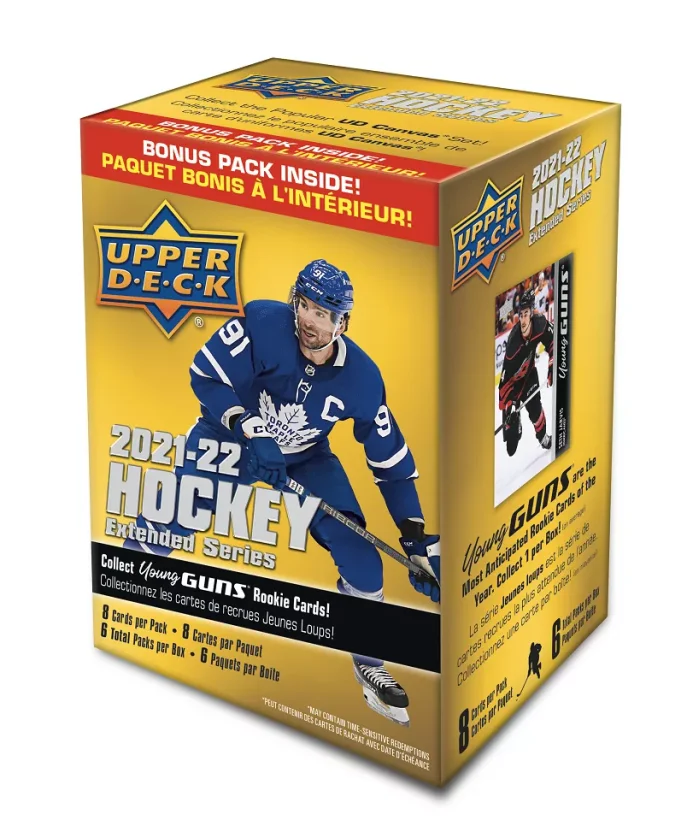 2021-22 Upper Deck Extended Series Hockey Blaster Box  skladem na kartamanie