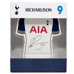 Richarlison Tottenham Hotspur – fotbalová memorabilie 14 cm- Signature