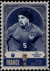 JULES KOUNDE 2026 Panini Kayou FIFA World Cup Stamp